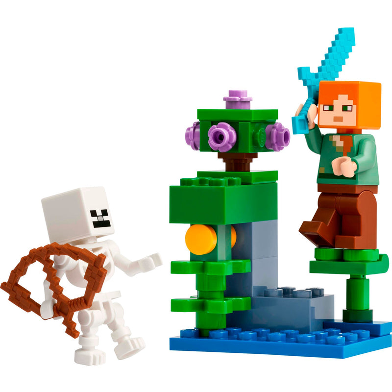 Afbeelding laden in galerijviewer, Lego minecraft - duel bij de weelderige grot constructiespeelgoed (30705)