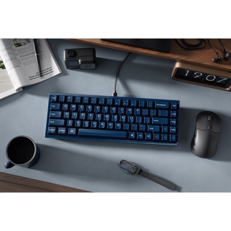 Afbeelding laden in galerijviewer, Keychron q16 he 8k magnetic switch keyboard (blauw, us lay-out (qwerty), ultra-fast lime, 65%, rgb, hot swap, 8k)