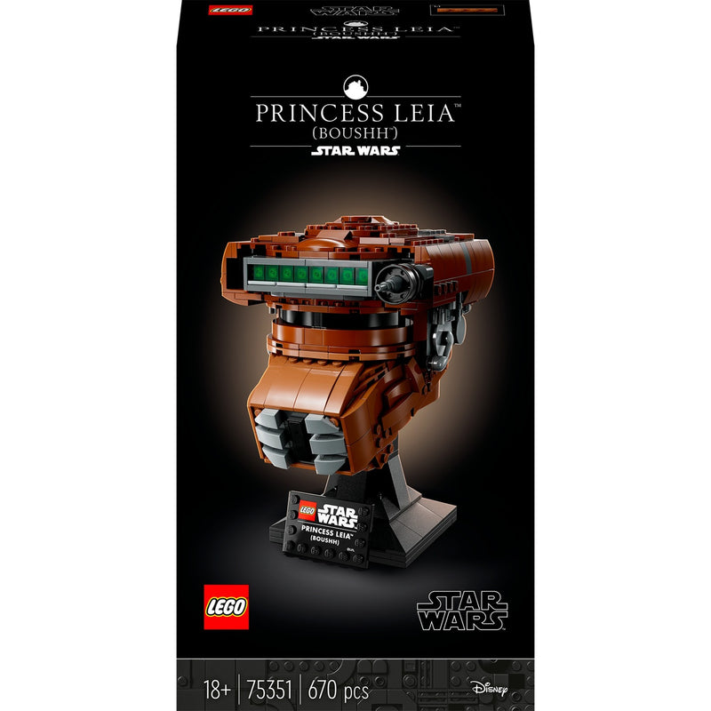Afbeelding laden in galerijviewer, Lego star wars - prinses leia (boushh) helm constructiespeelgoed (75351)