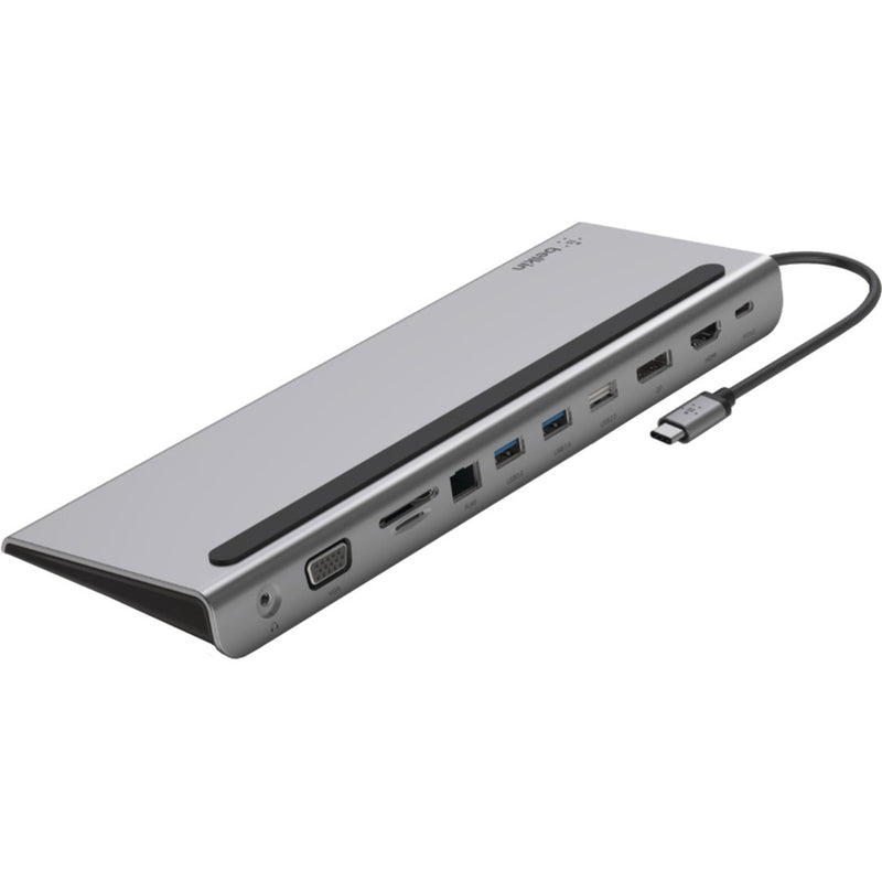 Afbeelding laden in galerijviewer, Belkin connect 11-in-1 usb-c hub dockingstation (zilver zwart)