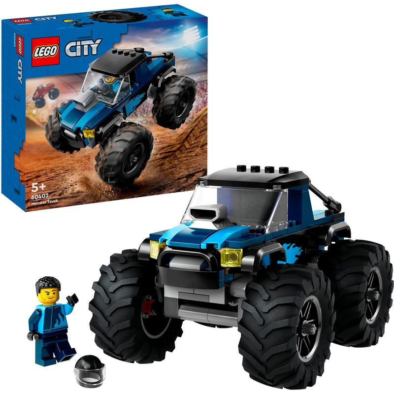 Afbeelding laden in galerijviewer, Lego city 60402 blauwe monstertruck