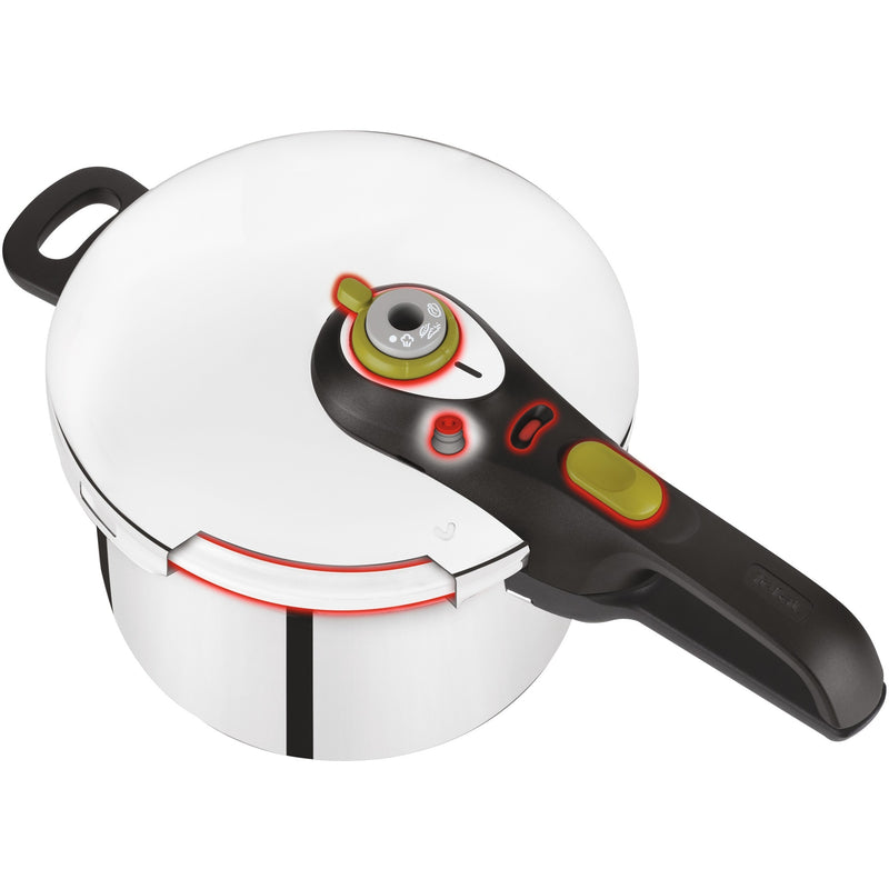 Afbeelding laden in galerijviewer, Tefal snelkookpan secure 5 neo p2530738 (roestvrij staal zwart, 6 liter)