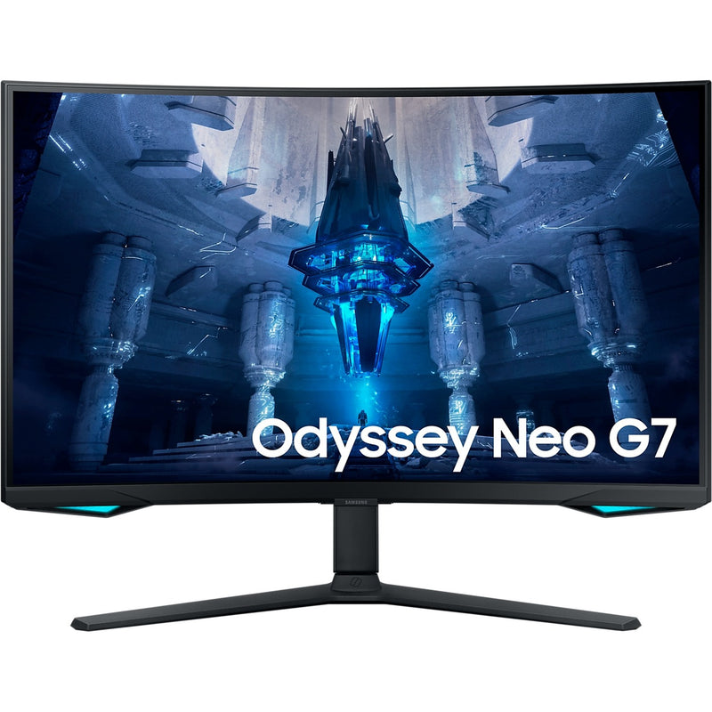 Afbeelding laden in galerijviewer, Samsung odyssey neo g7 s32bg750np 32 4k uhd curved gaming monitor (zwart, 2x hdmi, displayport, 2x usb-a, usb-b, 165 hz)