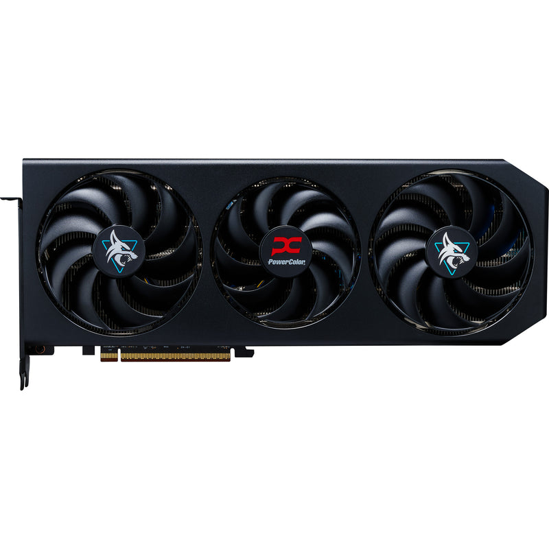 Afbeelding laden in galerijviewer, Powercolor radeon rx 9070 gre hellhound 12gb gddr6 grafische kaart (zwart, rdna4, 3x displayport, 1x hdmi 2.1)