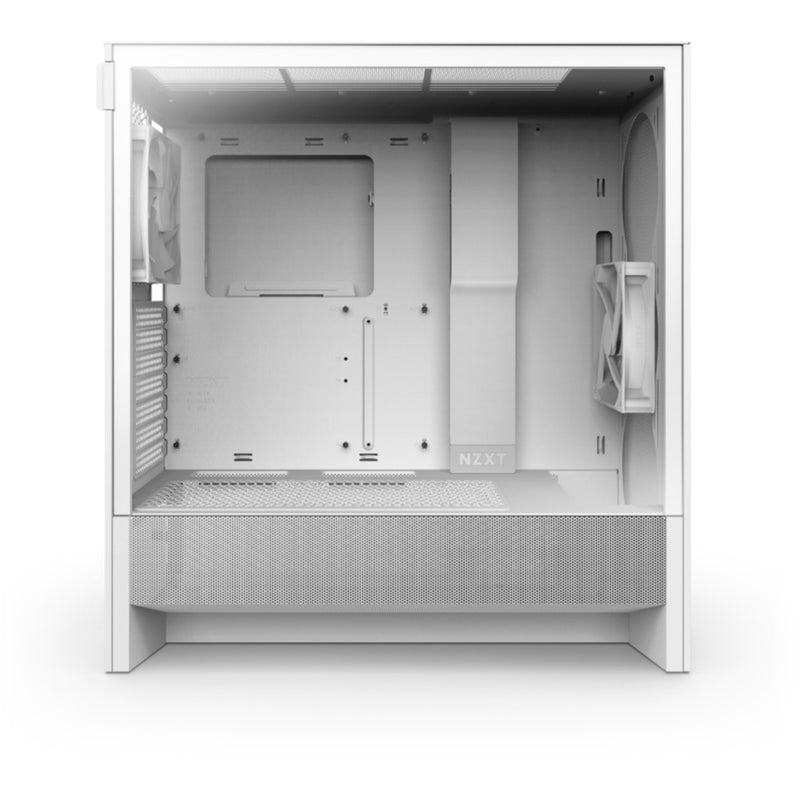 Afbeelding laden in galerijviewer, Nzxt h5 flow v2 midi tower behuizing (wit | 1x usb-a | 1x usb-c | tempered glass)