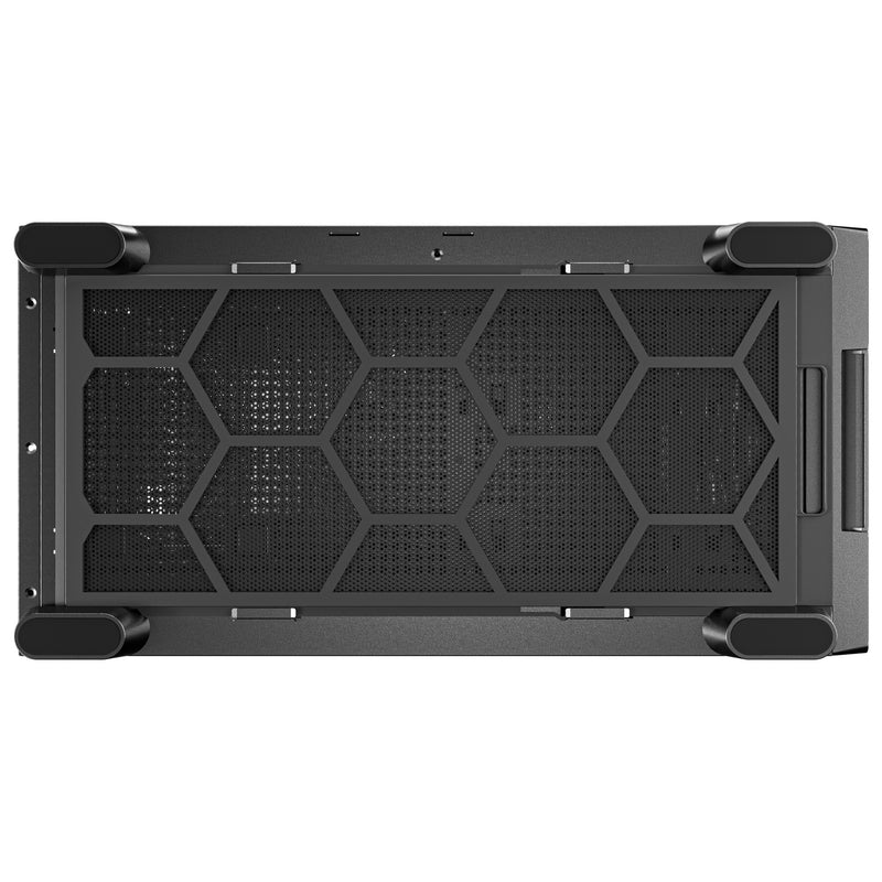 Afbeelding laden in galerijviewer, Antec flux midi tower behuizing (zwart | 2x usb-a | 1x usb-c | tempered glass)