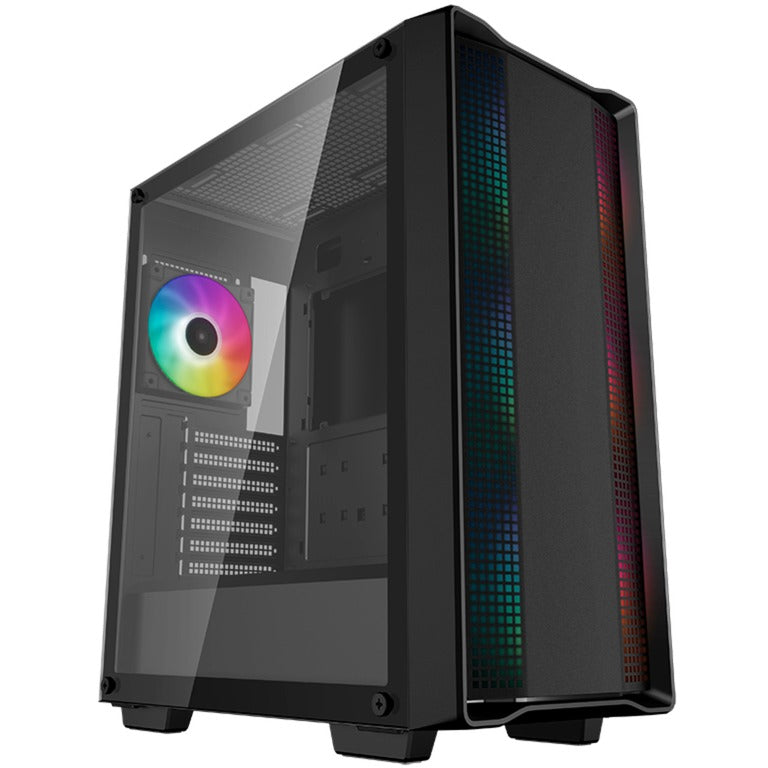 Afbeelding laden in galerijviewer, Deepcool cc560 argb v2 midi tower behuizing (zwart | 2x usb-a | rgb | tempered glass)