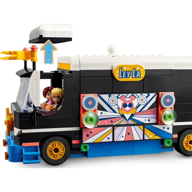 Afbeelding laden in galerijviewer, Lego friends - toerbus van popster constructiespeelgoed (42619)