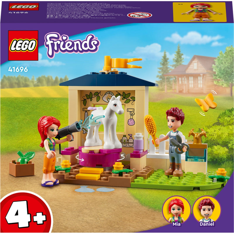 Afbeelding laden in galerijviewer, Lego friends - ponywasstal constructiespeelgoed (41696)