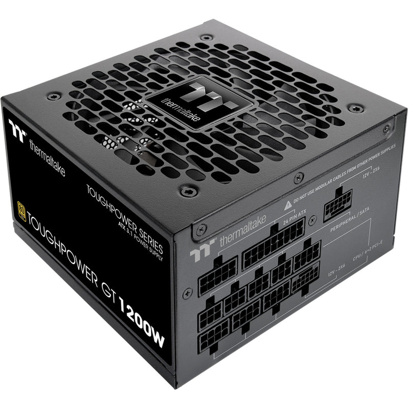 Afbeelding laden in galerijviewer, Thermaltake toughpower gt modulaire 1200 watt voeding (zwart, 5x pcie)