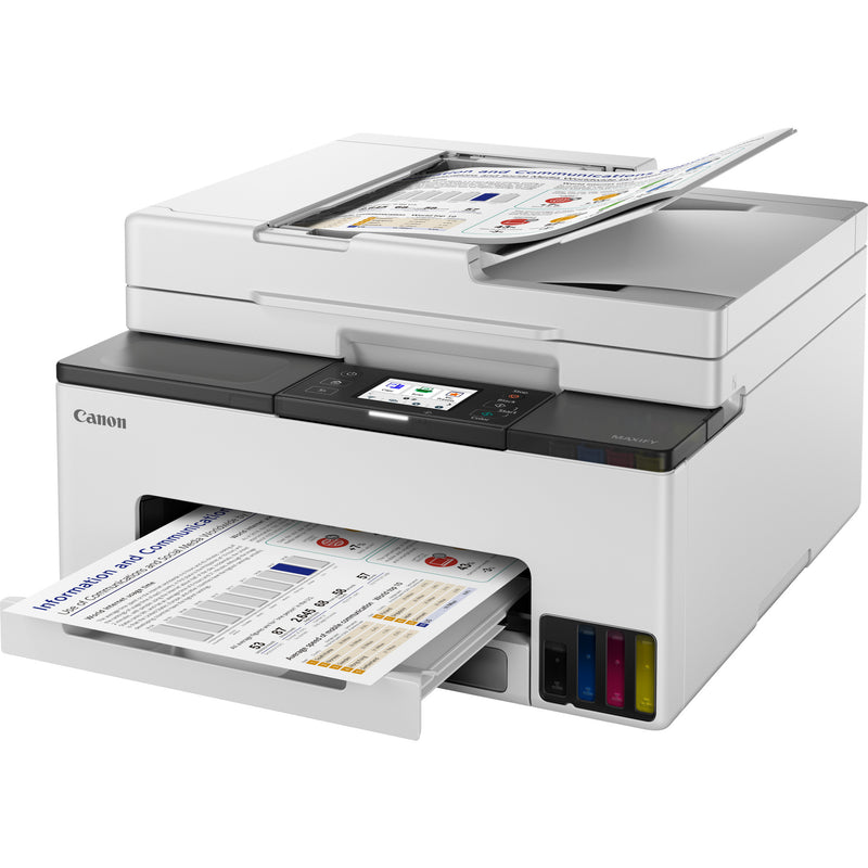 Afbeelding laden in galerijviewer, Canon maxify gx2051 all-in-one inkjetprinter met faxfunctie (wit, printen, kopiëren, scannen, faxen, wi-fi)