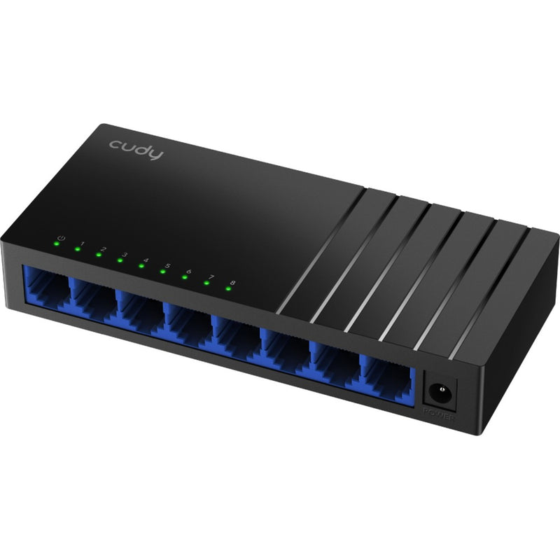 Afbeelding laden in galerijviewer, Cudy 8-port gigabit desktop switch (zwart)