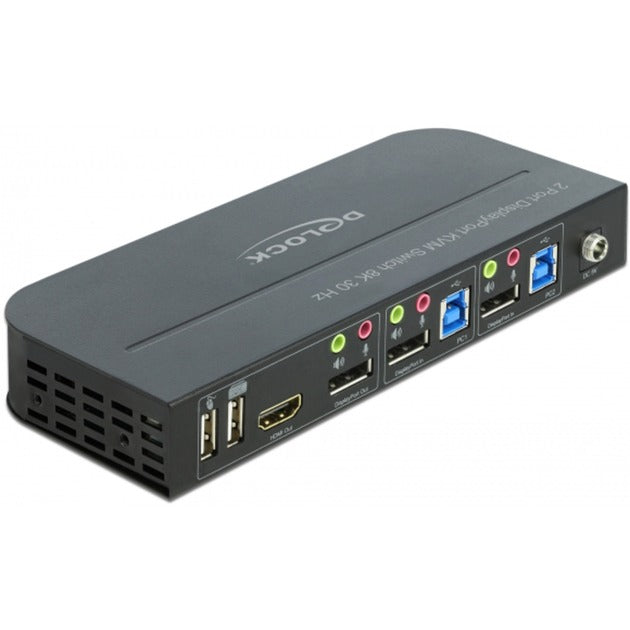 Afbeelding laden in galerijviewer, Delock displayport 1.4 + usb 3.0 en audio kvm-switch