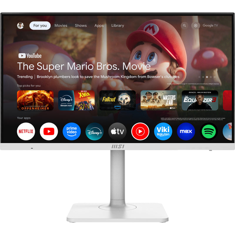 Afbeelding laden in galerijviewer, Msi modern md272upsw 27 4k uhd monitor (wit, hdmi, displayport, 2x usb-a, usb-c, wi-fi 5, bt, rj-45)