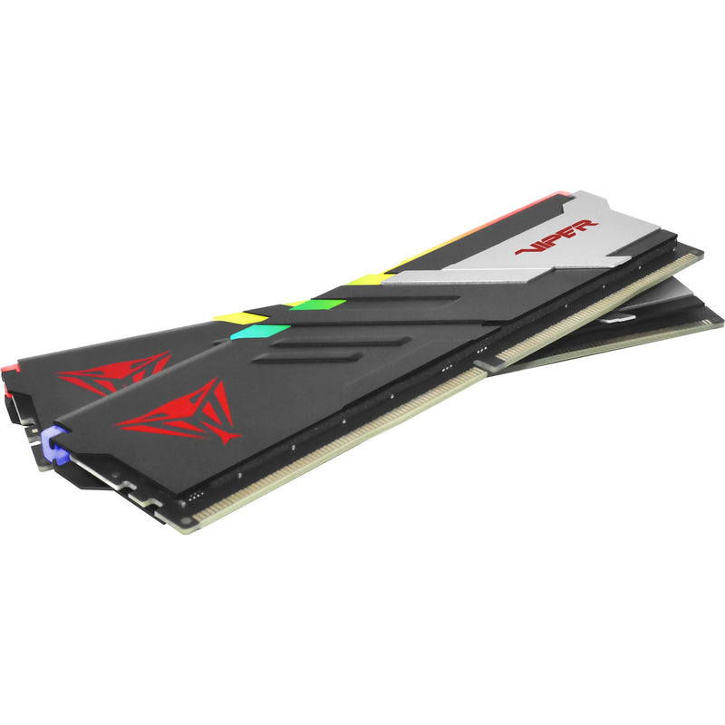Afbeelding laden in galerijviewer, Patriot viper venom rgb 32 gb ddr5-6000 (2x 16 gb) werkgeheugen (zwart, pvvr532g600c30k, xmp 3.0, expo)