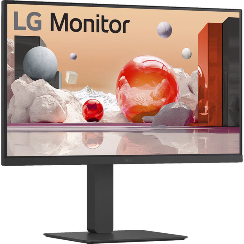 Afbeelding laden in galerijviewer, Lg 27ba750 27 monitor (zwart, hdmi, displayport, audio, lan, usb-c)