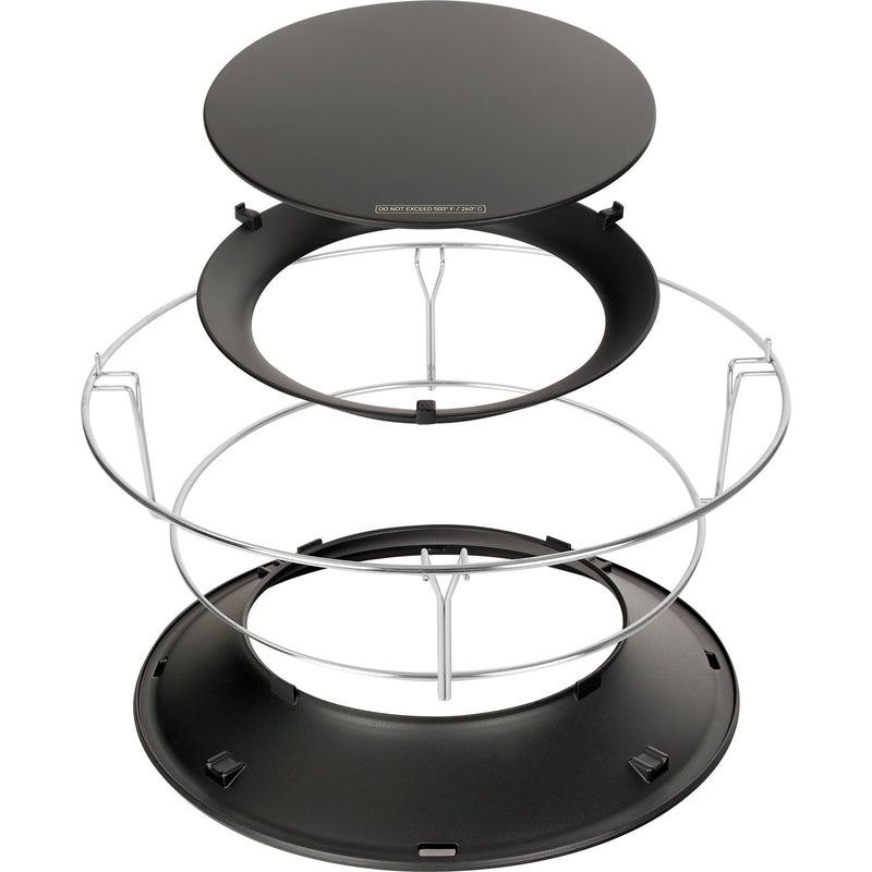 Afbeelding laden in galerijviewer, Kamado joe slōroller met rvs cooking rack voor classic i ii inlegrooster
