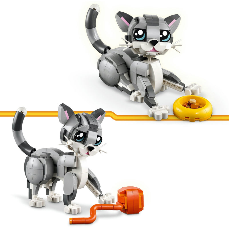 Afbeelding laden in galerijviewer, Lego creator 3in1 speelse kat, hond en duif speelgoed voor meisjes en jongens 8 jaar vanaf 31163