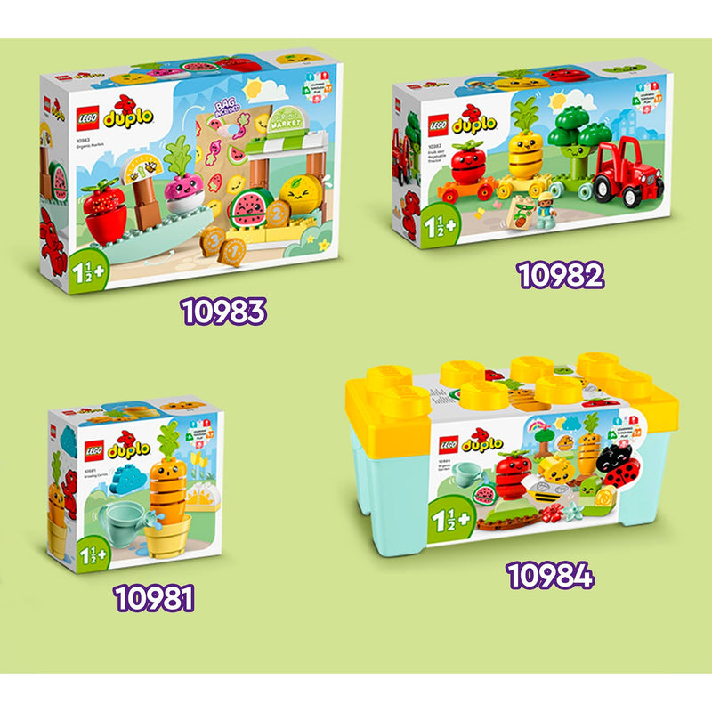 Afbeelding laden in galerijviewer, Lego duplo - biomarkt constructiespeelgoed (10983)