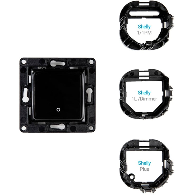 Afbeelding laden in galerijviewer, Shelly wall switch 1 knop (zwart)