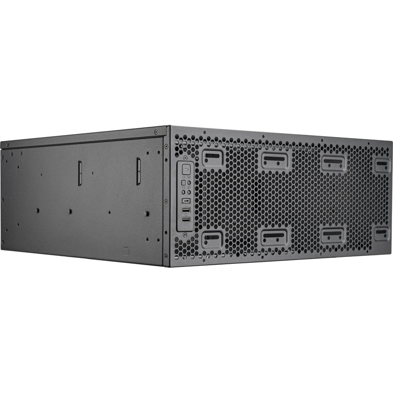 Afbeelding laden in galerijviewer, Silverstone rm4a rack behuizing (zwart | 4u | usb-c)