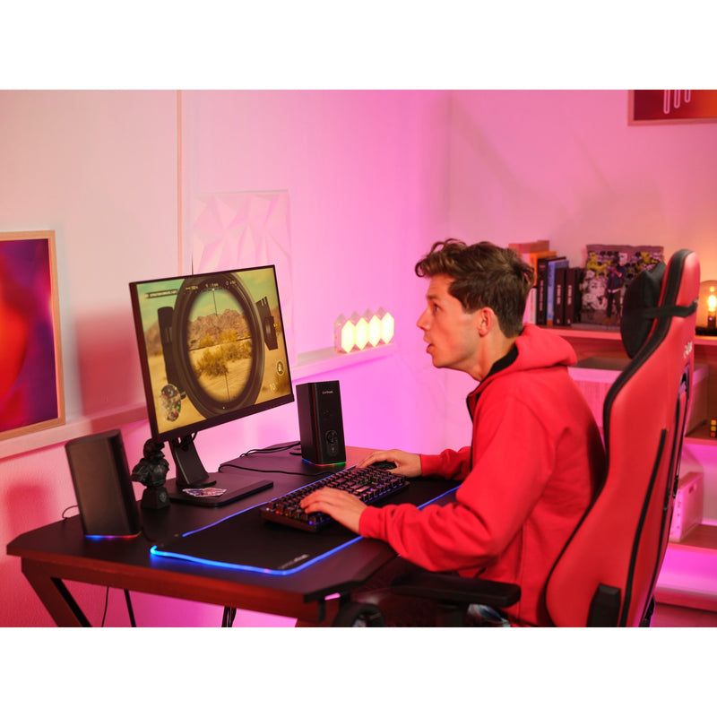 Afbeelding laden in galerijviewer, Trust gxt 612 cetic pc-luidspreker (zwart, bluetooth, rgb)