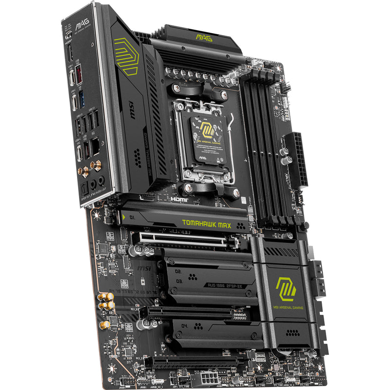 Afbeelding laden in galerijviewer, Msi mag b850 tomahawk max wifi socket am5 moederbord (raid, 5gb-lan, wi-fi 7, bt, sound, atx)