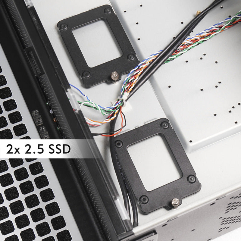 Afbeelding laden in galerijviewer, Chieftec unc-409s-aio-op rack behuizing (zwart)