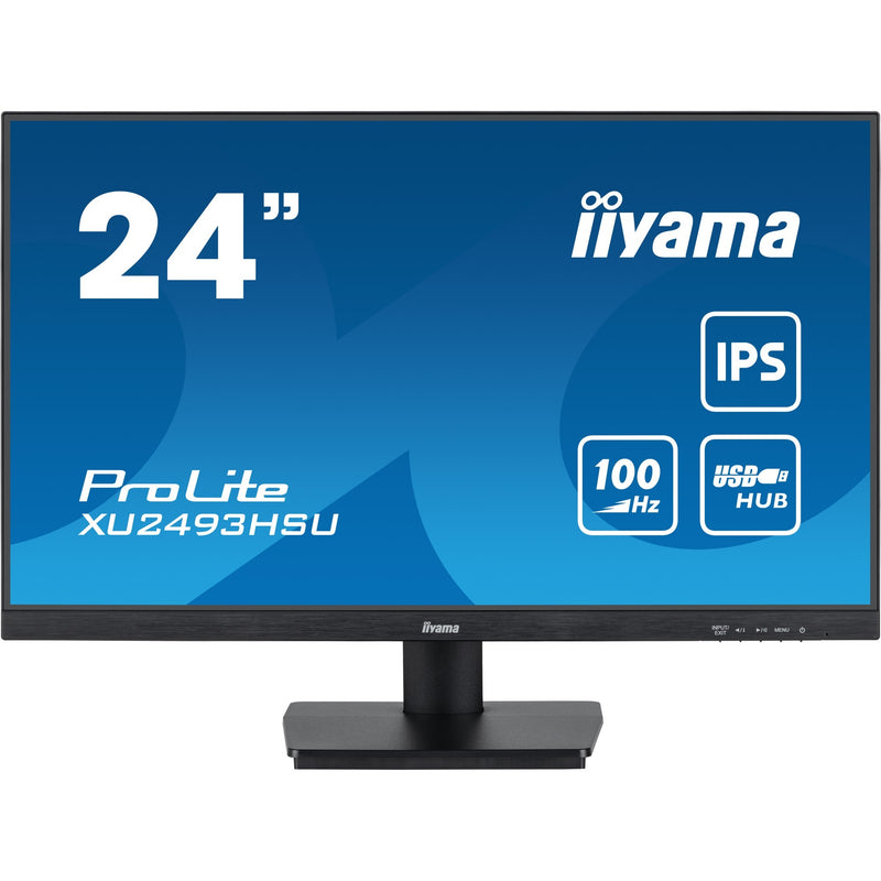 Afbeelding laden in galerijviewer, Iiyama prolite xu2493hsu-b7 24 monitor (zwart (mat), hdmi, displayport, 2x usb-a, usb-b)