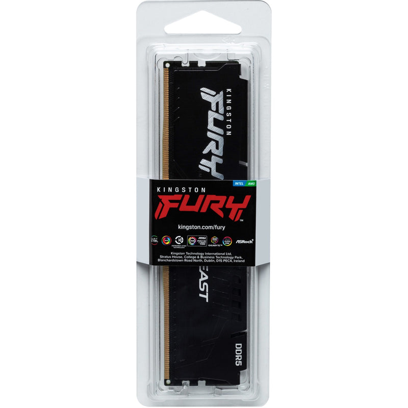 Afbeelding laden in galerijviewer, Kingston fury 16 gb ddr5-5600 werkgeheugen (zwart, kf556c40bb-16, beast, xmp)