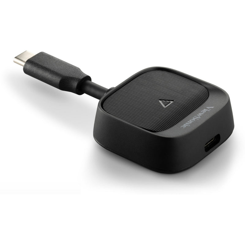 Afbeelding laden in galerijviewer, Viewsonic viewshare wpd-900 draadloze schermcastkit streaming client (zwart, usb-c)