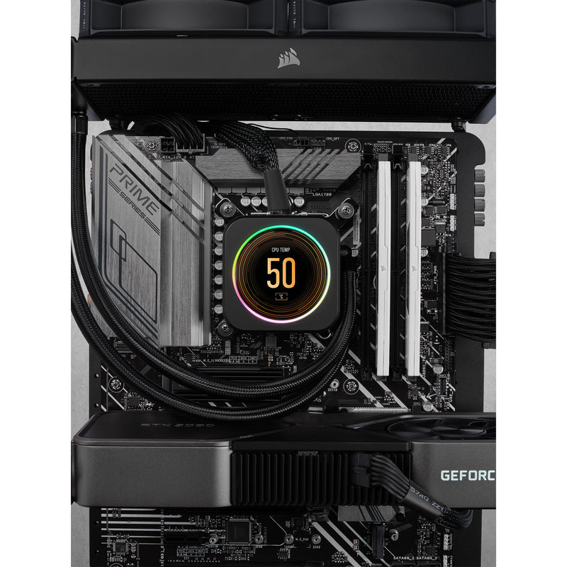Afbeelding laden in galerijviewer, Corsair vengeance rgb 32 gb ddr5-6000 (2x 16 gb) werkgeheugen (zwart, cmh32gx5m2d6000z38, xmp, expo)