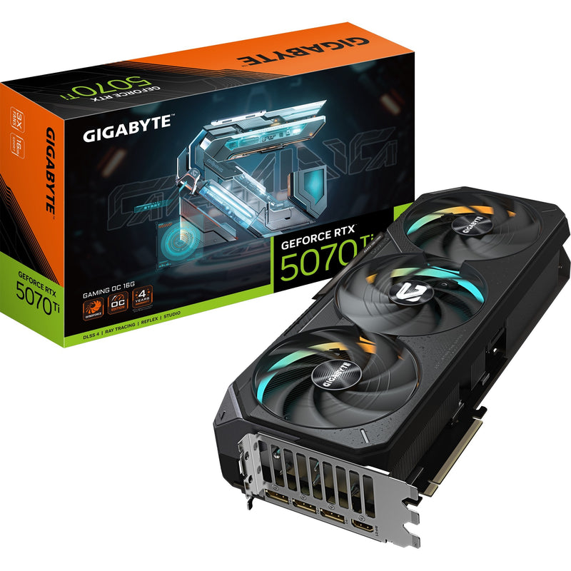 Afbeelding laden in galerijviewer, Gigabyte geforce rtx 5070 ti gaming oc 16g grafische kaart (3x displayport, 1x hdmi)