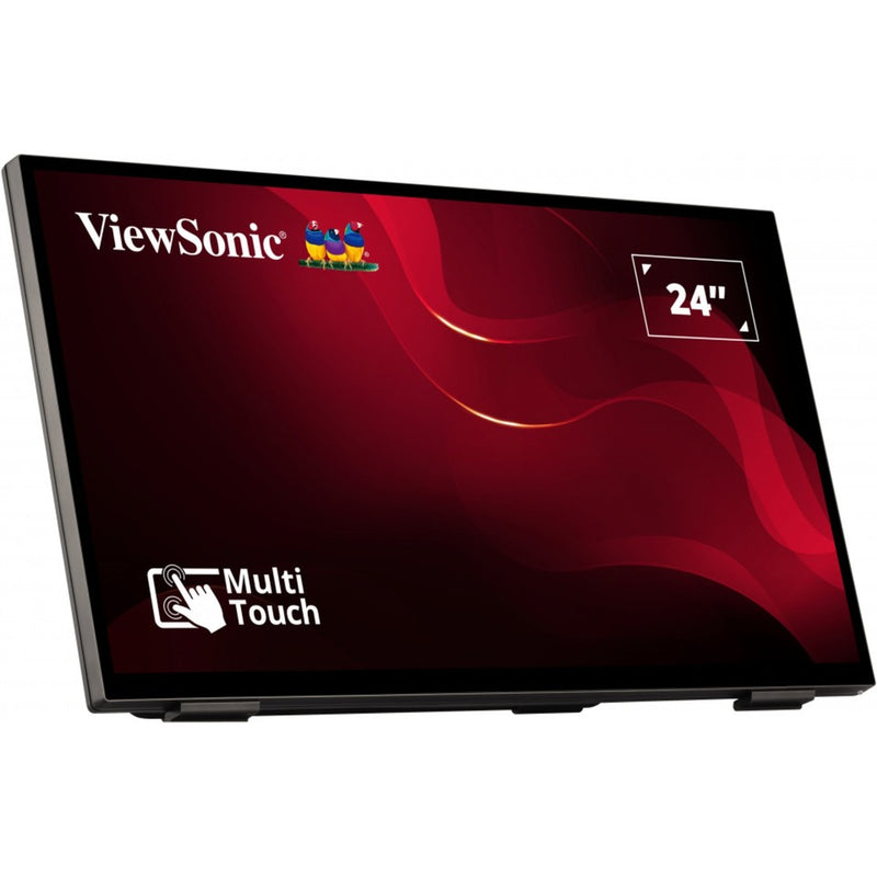 Afbeelding laden in galerijviewer, Viewsonic frameless touch monitor met 10-punts pcap 24 (zwart, hdmi, displayport, vga)
