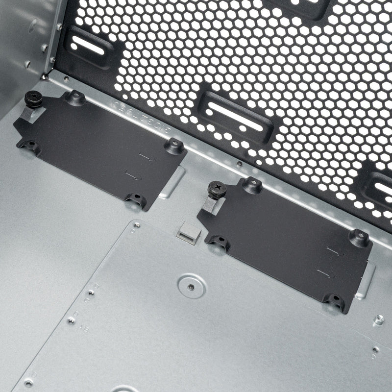 Afbeelding laden in galerijviewer, Silverstone rm4a rack behuizing (zwart | 4u | usb-c)