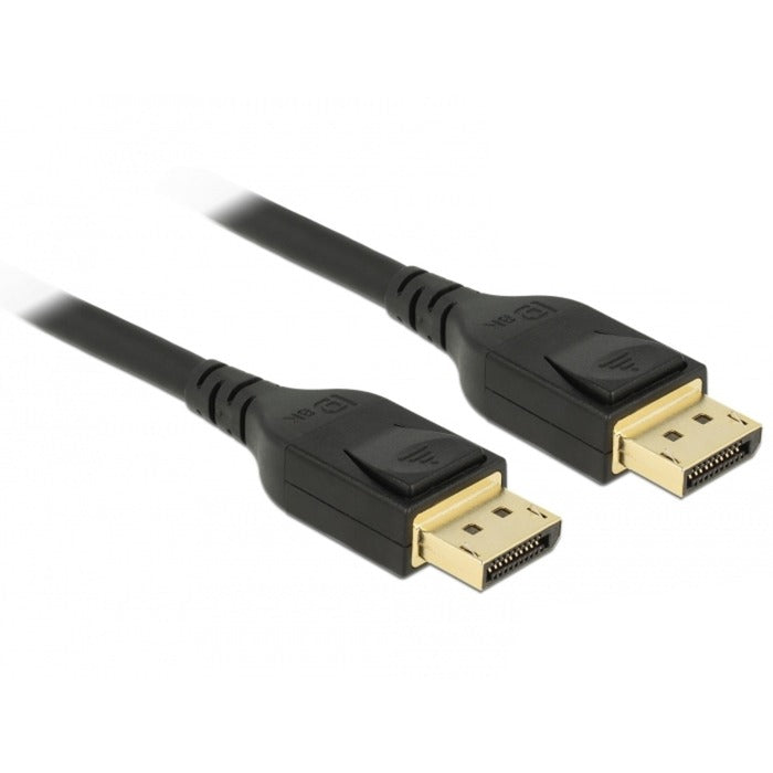 Afbeelding laden in galerijviewer, Delock displayport kabel (zwart, 3 meter, 8k)