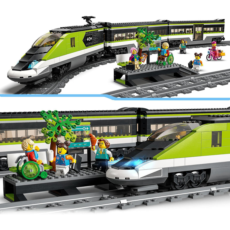 Afbeelding laden in galerijviewer, Lego city treinen passagierssneltrein - 60337