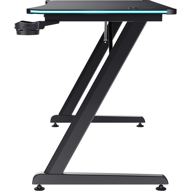 Afbeelding laden in galerijviewer, Trust gxt 709 luminus rgb-gamingbureau gaming desk (zwart)