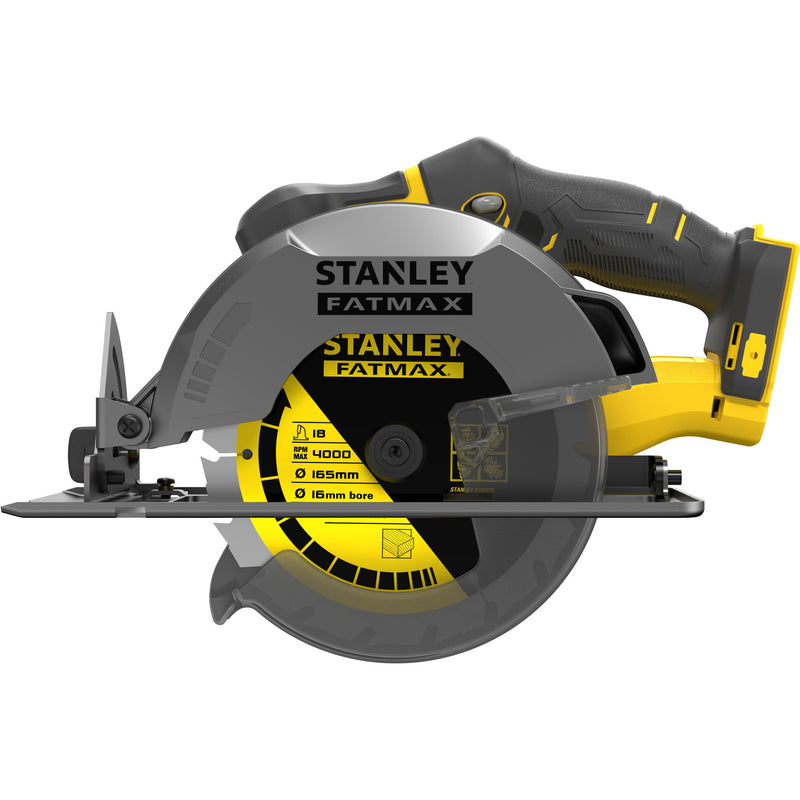 Afbeelding laden in galerijviewer, Stanley fatmax v20 18v handcirkelzaag (zwart geel, accu en oplader niet inbegrepen)