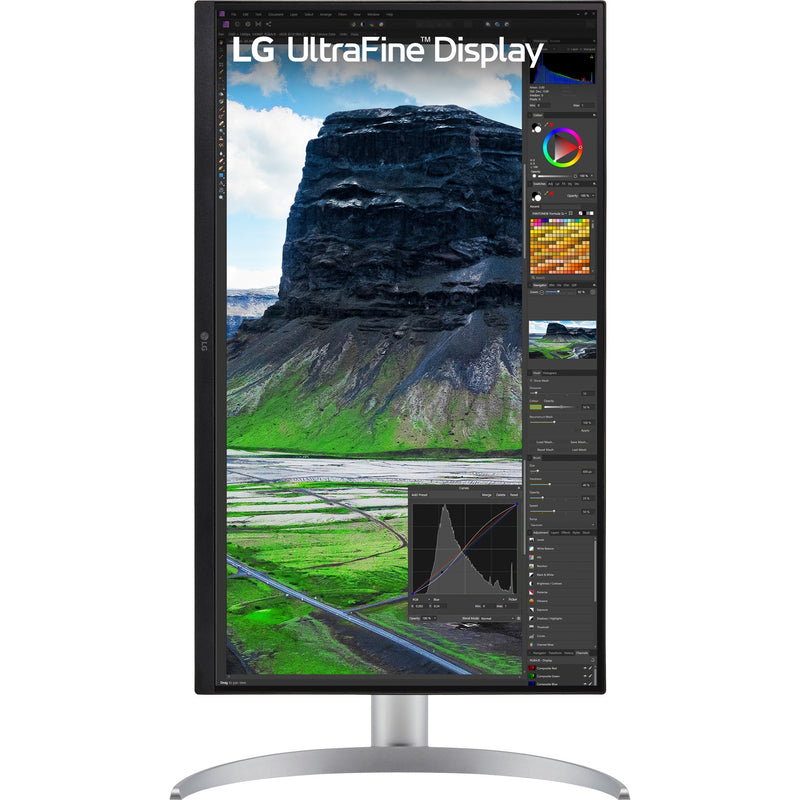 Afbeelding laden in galerijviewer, Lg ultrafine 27uq850v-w 27 4k uhd monitor (wit zilver, 2x hdmi, displayport, 2x usb-a, usb-b, usb-c)