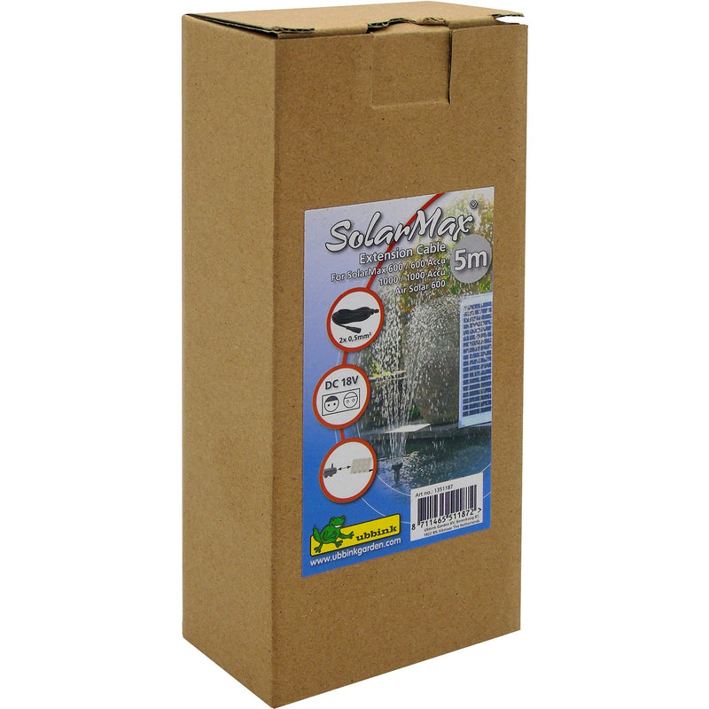Afbeelding laden in galerijviewer, Ubbink verlengkabel (zwart, 5 meter)