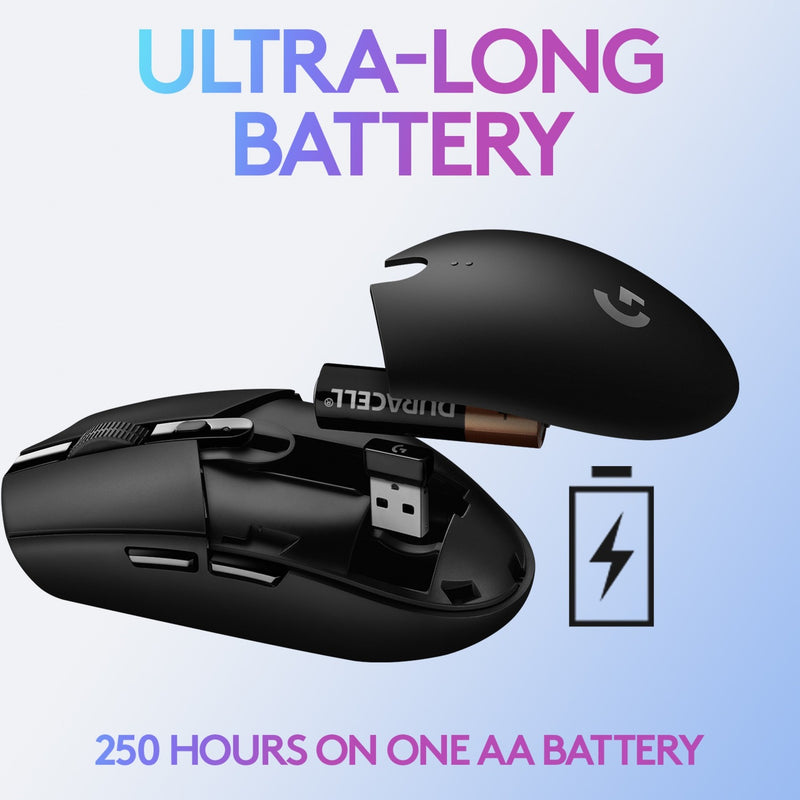 Afbeelding laden in galerijviewer, Logitech g305 lightspeed draadloze gamingmuis (wit, 200 – 12.000 dpi)