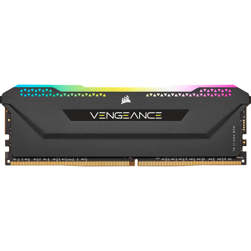 Afbeelding laden in galerijviewer, Corsair vengeance rgb pro sl 16 gb ddr4-3200 (2x 8 gb) werkgeheugen (zwart, cmh16gx4m2e3200c16, xmp 2.0)