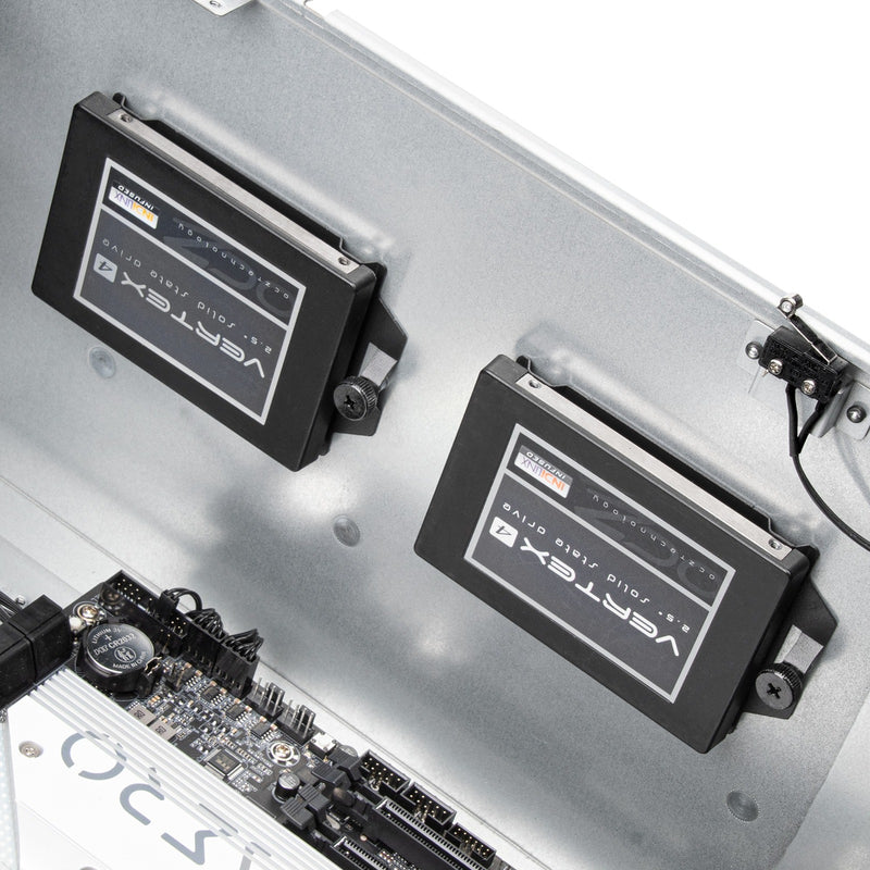 Afbeelding laden in galerijviewer, Silverstone rm52 server behuizing (zwart | 2x usb-a | 1x usb-c)
