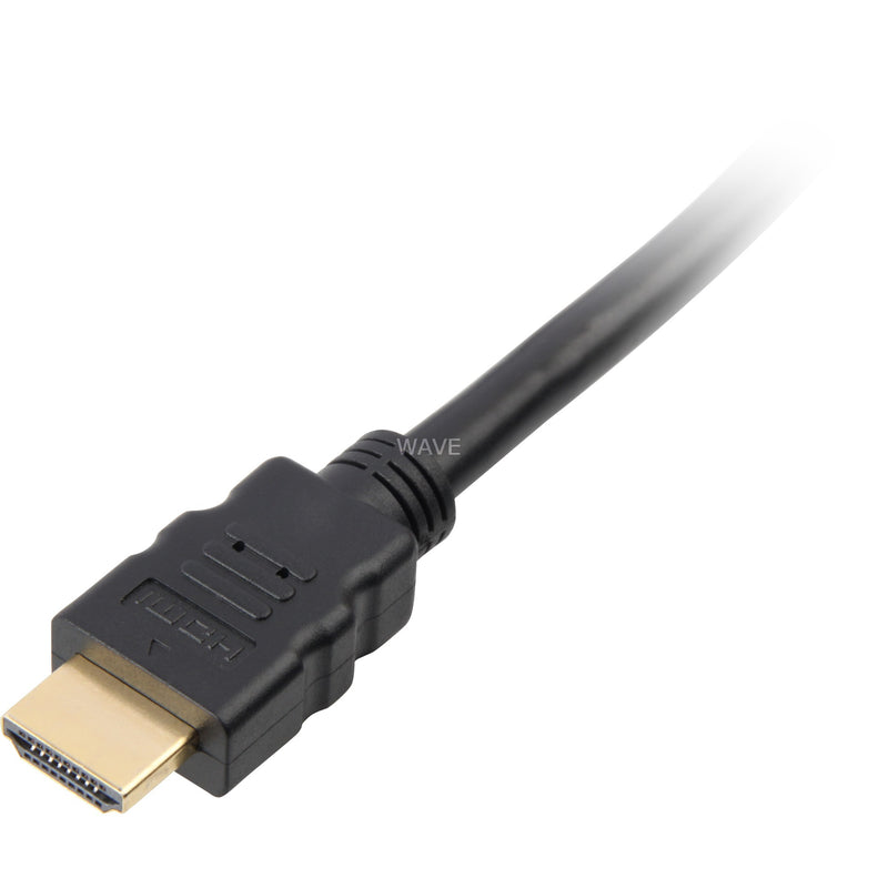 Afbeelding laden in galerijviewer, Sharkoon hdmi > dvi-d (24+1) kabel (zwart, 1 meter)