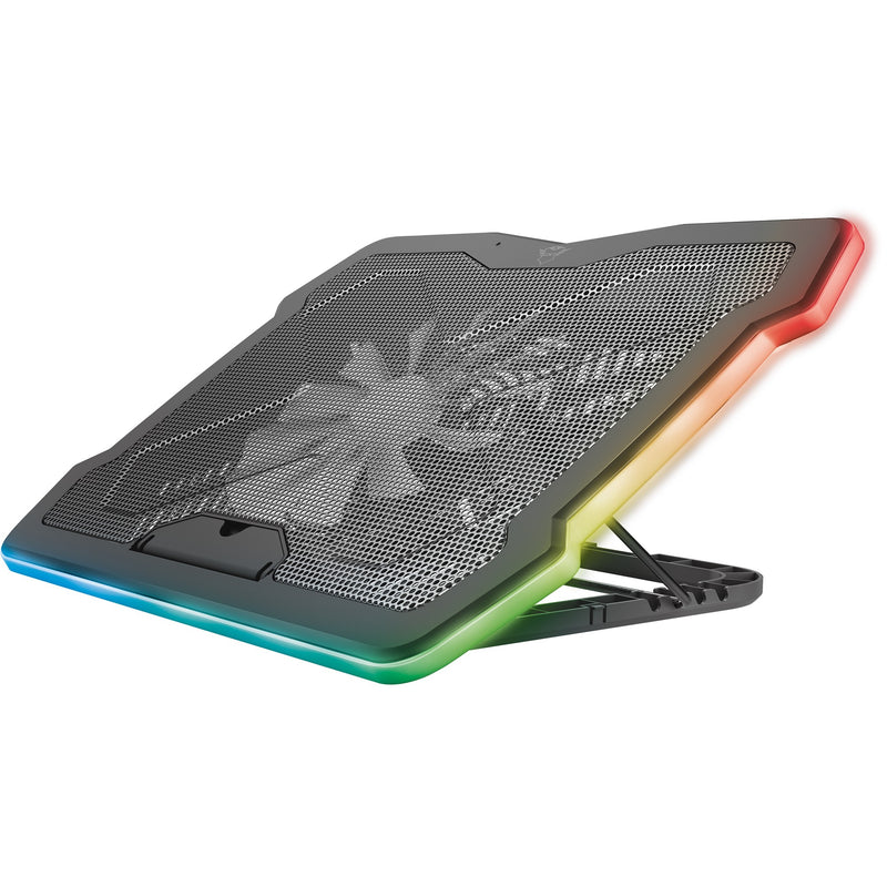 Afbeelding laden in galerijviewer, Trust gxt 1126 aura laptopkoeler (zwart, rgb)