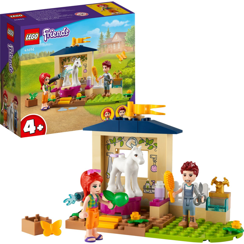 Afbeelding laden in galerijviewer, Lego friends - ponywasstal constructiespeelgoed (41696)