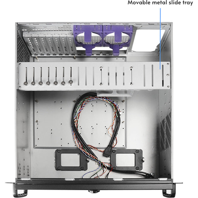 Afbeelding laden in galerijviewer, Chieftec unc-409s-aio-op rack behuizing (zwart)