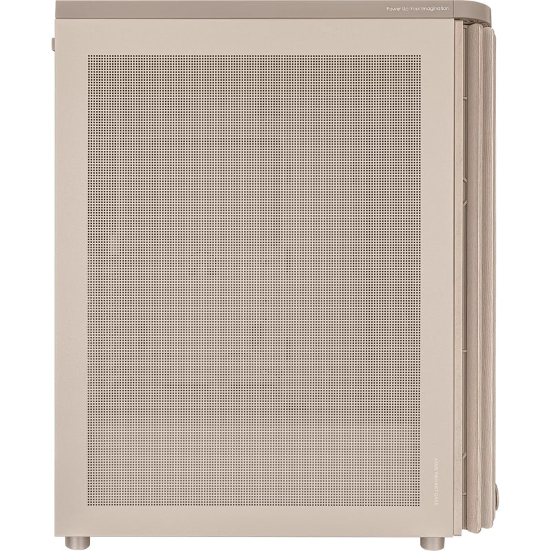Afbeelding laden in galerijviewer, Asus proart pa401 wood edition - mesh panel midi tower behuizing (beige houtkleur | 2x usb-a | 1x usb-c)