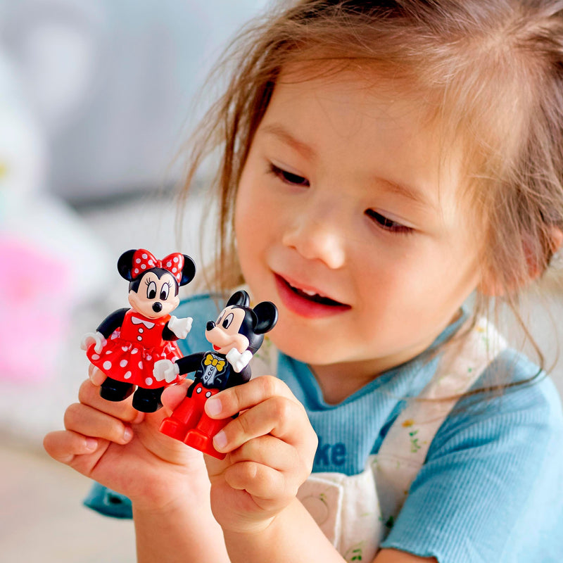 Afbeelding laden in galerijviewer, Lego duplo disney mickey minnie verjaardagstrein, bouwbaar speelgoed voor peuters 10941